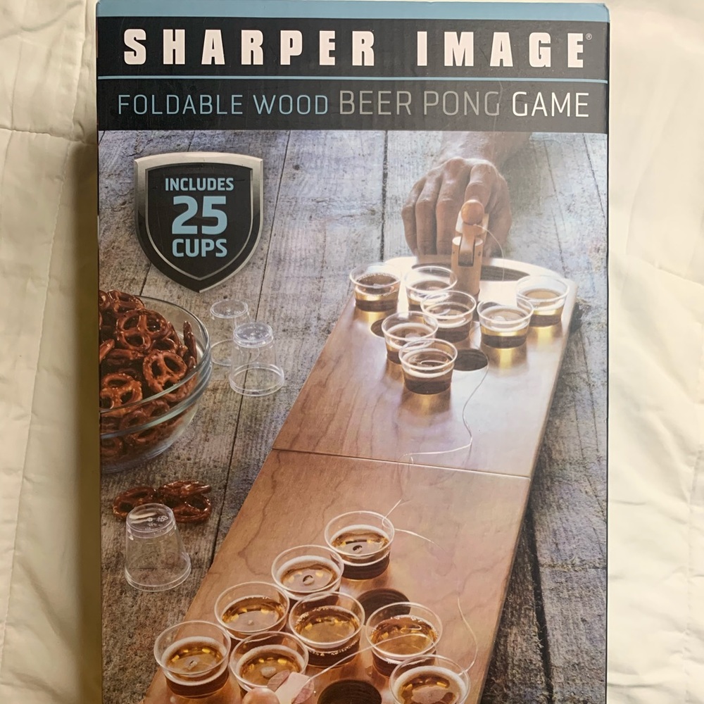 Sharper Image Beer Pong Game